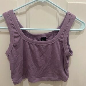 Purple crop top